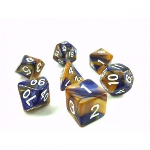 Epic Forge Set mit 7 Würfeln, in Box, Fusion Dunkelblau und Gold Epic Forge Set mit 7 Würfeln, in Box, Fusion Dunkelblau und Gold von Epic Forge