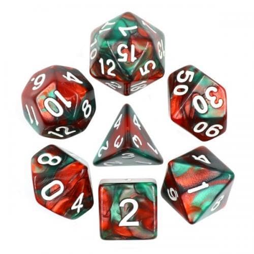 Epic Forge Set mit 7 Würfeln – Fusion Grün und Rot von Epic Forge