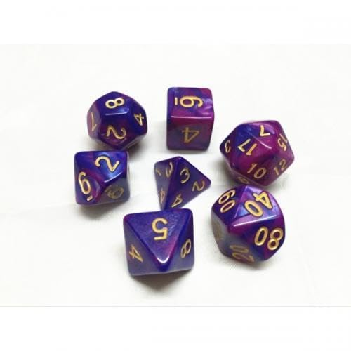 Epic Forge Set mit 7 Würfeln in Box – Fusion Blau und Violett von Epic Forge