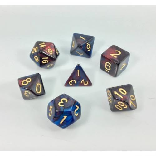 Epic Forge Set mit 7 Würfeln in Box – Fusion Rot und Blau von Epic Forge