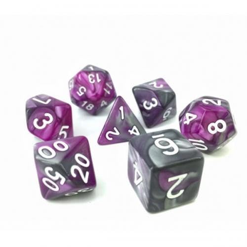 Epic Forge Set mit 7 Würfeln in Box – Fusion Violett und Silber Epic Forge Set mit 7 Würfeln in Box – Fusion Violett und Silber von Epic Forge