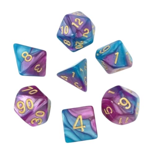 Epic Forge Würfel-Set mit 7 Würfeln – Fusion Blau und Hellviolett Epic Forge Würfel-Set mit 7 Würfeln – Fusion Blau und Hellviolett von Epic Forge