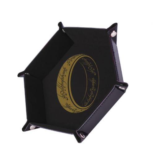 The Lord of The Rings – Würfelbahn Der einzigartige Ring – 19 x 19 cm – Leder und Samt von Epic Forge
