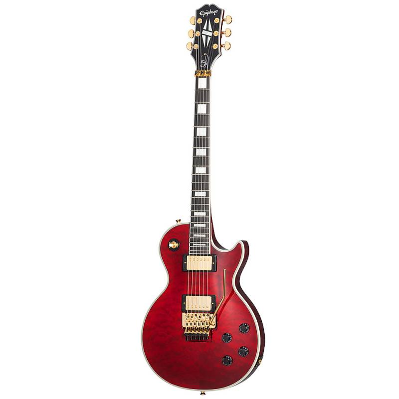 Epiphone Alex Lifeson Les Paul Custom Axcess Quited E-Gitarre von Epiphone