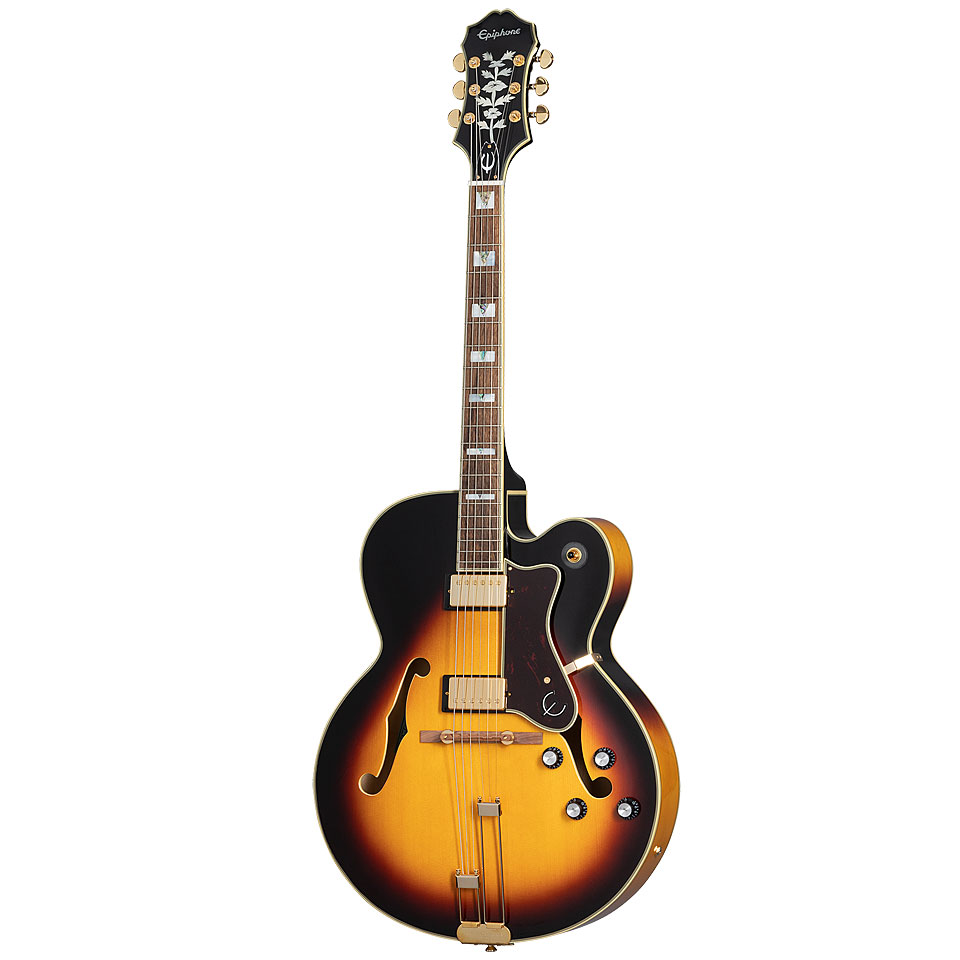 Epiphone Broadway Vintage Sunburst E-Gitarre von Epiphone