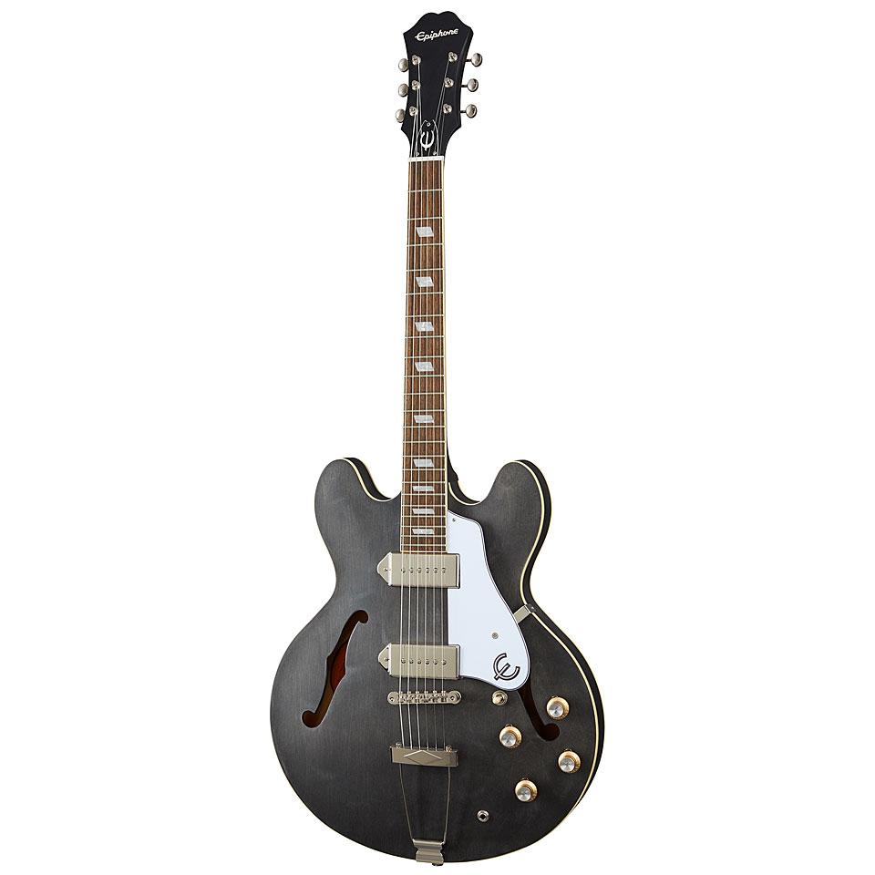 Epiphone Casino Worn Ebony E-Gitarre Epiphone Casino Worn Ebony E-Gitarre von Epiphone