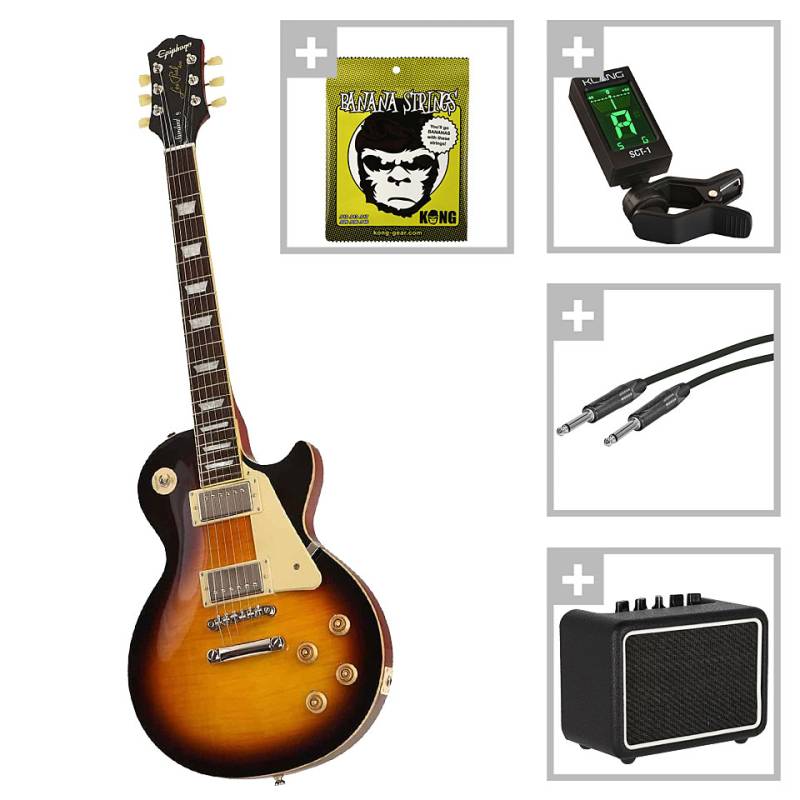 Epiphone Les Paul Standard 50s VS E-Gitarren Set von Epiphone