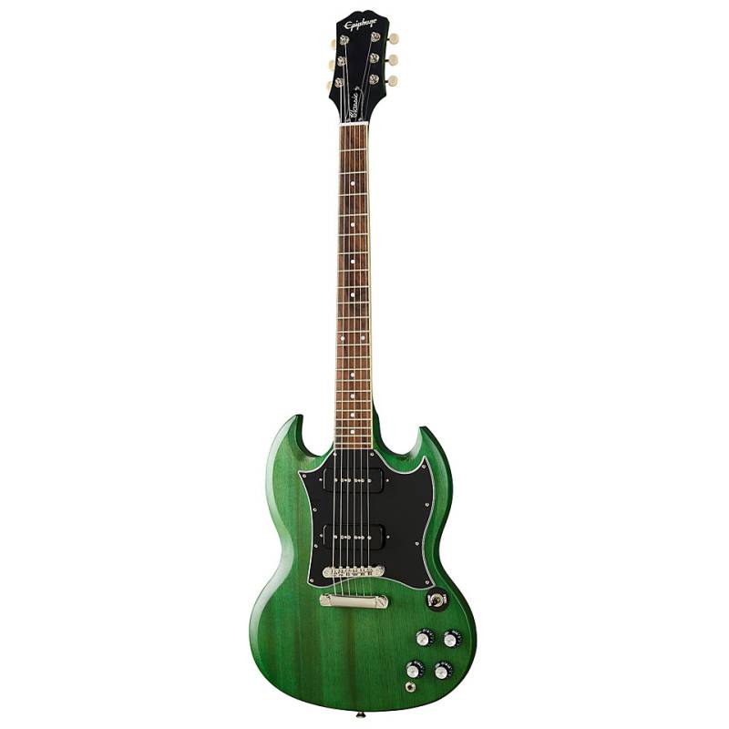 Epiphone SG Classic Worn P-90 Inverness Green E-Gitarre von Epiphone