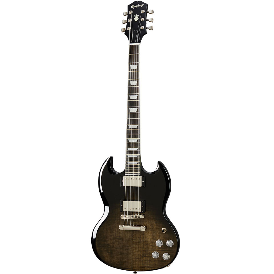 Epiphone SG Modern Figured Trans Black Fade E-Gitarre Epiphone SG Modern Figured Trans Black Fade E-Gitarre von Epiphone