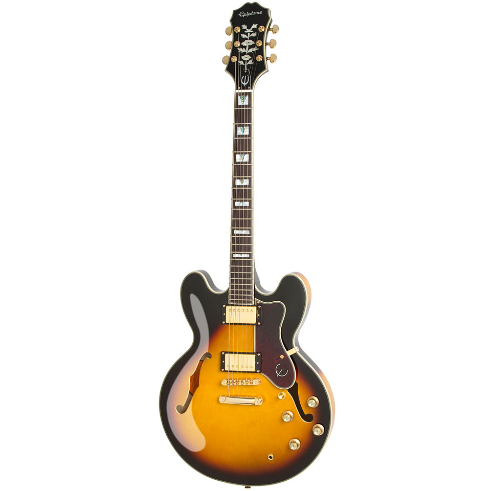 Epiphone Sheraton II PRO Vintage Sunburst E-Gitarre von Epiphone