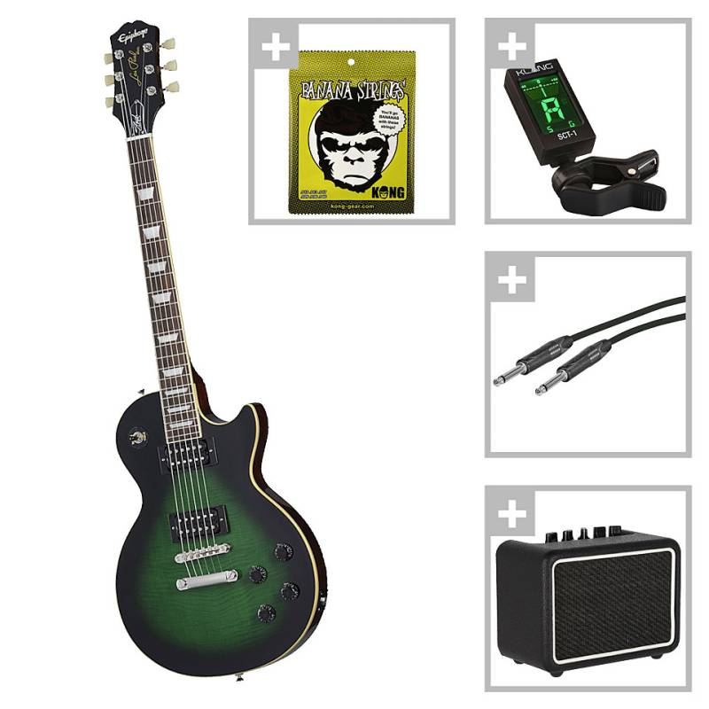 Epiphone Slash Les Paul Standard Anaconda Burst E-Gitarren Set von Epiphone