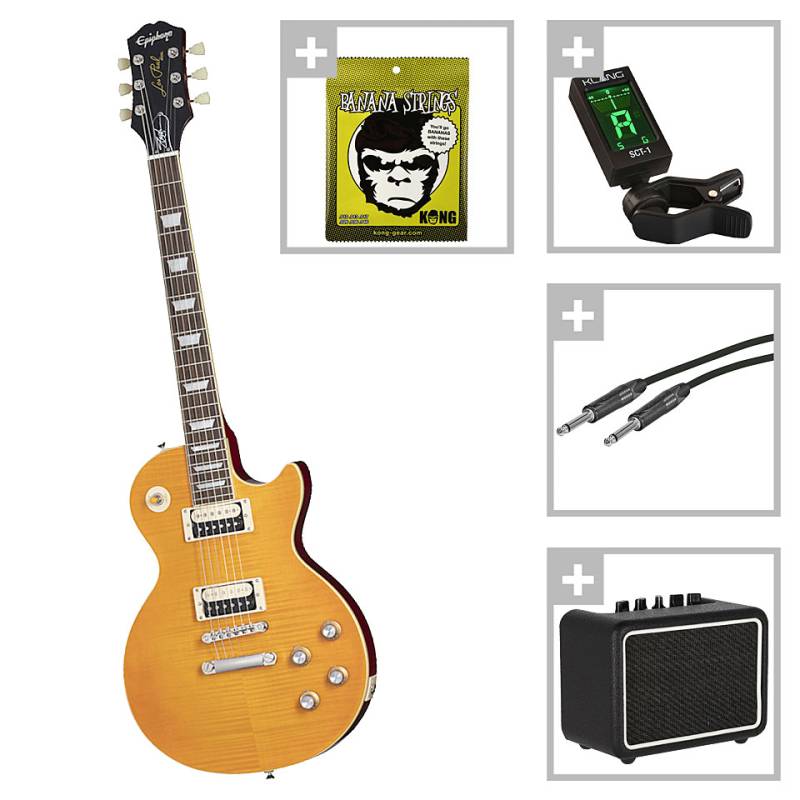 Epiphone Slash Les Paul Standard Appetite Burst E-Gitarren Set von Epiphone