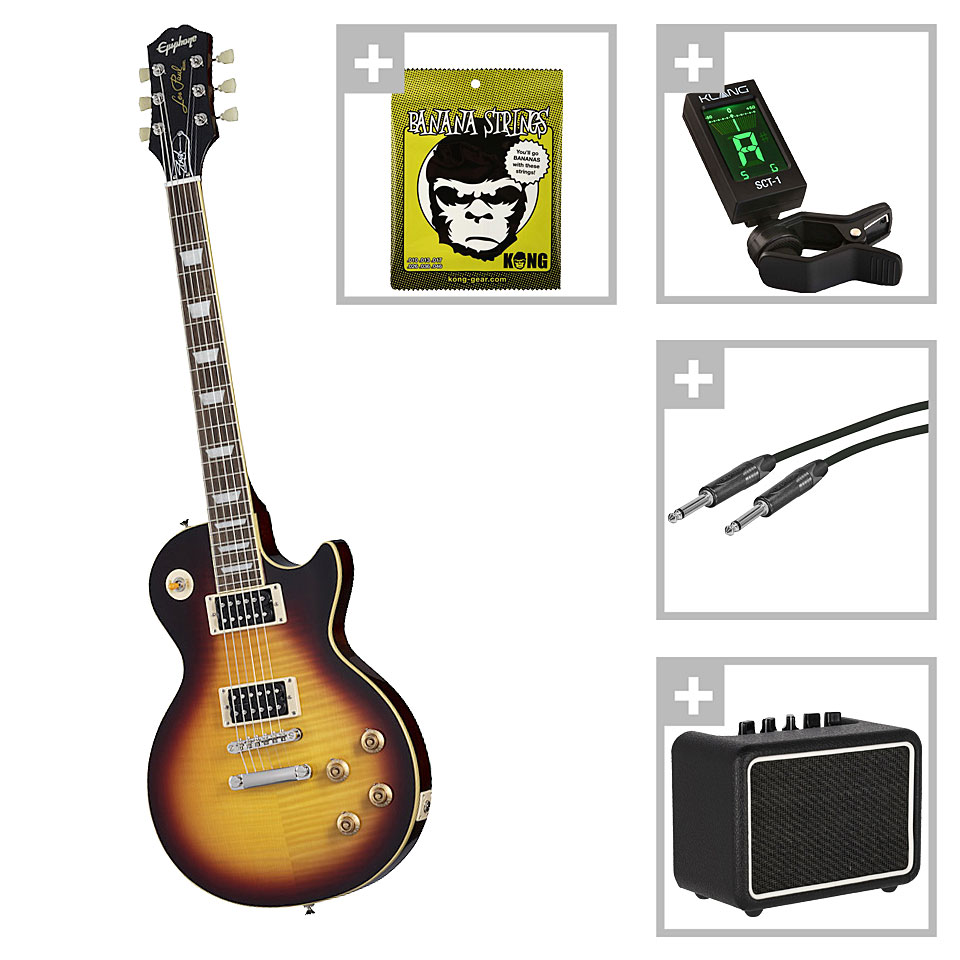 Epiphone Slash Les Paul Standard November Burst E-Gitarren Set von Epiphone