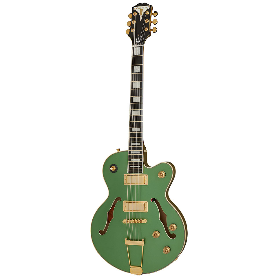 Epiphone Uptown Kat ES Emerald Green Metallic E-Gitarre Epiphone Uptown Kat ES Emerald Green Metallic E-Gitarre von Epiphone
