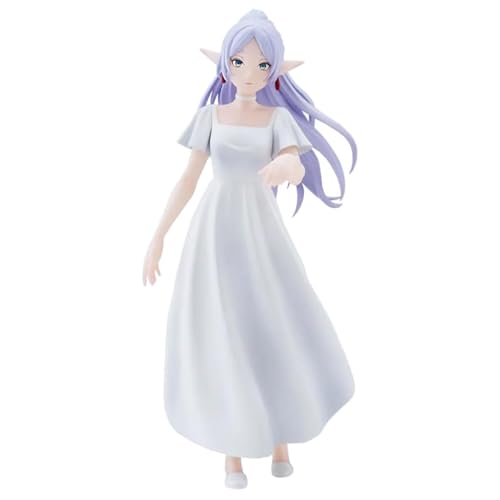 Anime Frieren: Beyond Journey's End Figur Frieren/Himmel Actionfigur Bankett Kleider Cartoon Charakter Interaktiver Typ PVC Modell Statue Ornamente Desktop Collection Geschenke (Frieren) von Epitome
