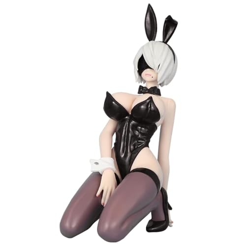 Epitome 2B Figur Nr. 2 Typ B Actionfigur Anime Spiel Bunny Mädchen kniende Haltung Statue PVC Modell Ornamente Desktop Collection Geschenke für Fans von Epitome