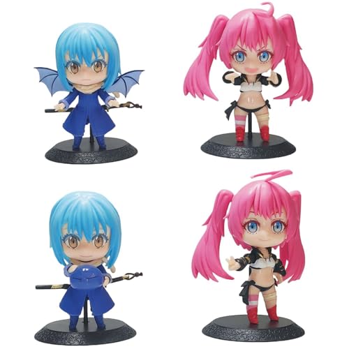 Epitome Anime-Figuren, 4-teiliges Set, Puppenmodelle, Ornamente, Kampffiguren, Rimuru Tempest/Milim Nava, Kombipackung, Desktop-Dekorationen, Sammlerstück, 10 cm, 36, Mehrfarbig Epitome Anime-Figuren, 4-teiliges Set, Puppenmodelle, Ornamente, Kampffiguren, Rimuru Tempest/Milim Nava, Kombipackung, Desktop-Dekorationen, Sammlerstück, 10 cm, 36, Mehrfarbig von Epitome