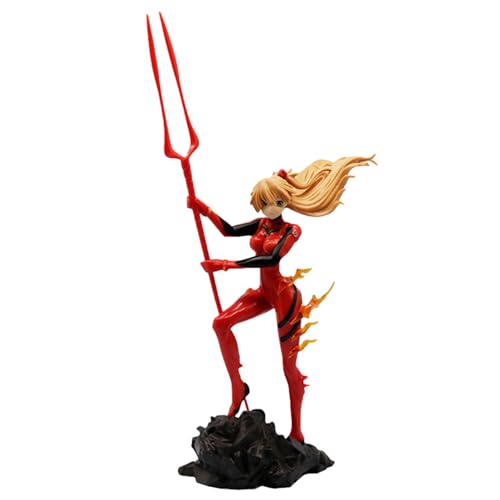 Epitome Asuka Langley Soryu Anime-Figur, Kampfattitude, Sportbekleidung, Actionfigur, Anime-Peripherie, PVC-Modell, Statue, Desktop-Dekoration, Sammlung, Geschenke für Fans von Epitome