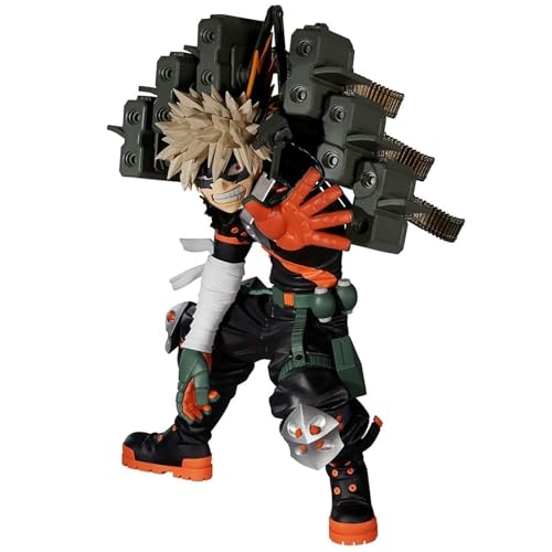 Epitome Bakugou Katsuki Actionfigur MHA Anime Figur Manga Charakter Statue Kampfhaltung PVC Modell Desktop Ornamente Dekoration Souvenir Sammlung Geschenk für Fans von Epitome
