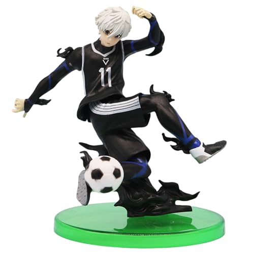 Epitome Blue Lock Anime Figur Seishiro Nagi/Reo Mikage/Isagi Yoichi/Bachira Meguru Actionfiguren Kicking Position PVC Modell Statue Ornamente Desktop Collection Geschenke Fans (Seishiro Nagi) von Epitome