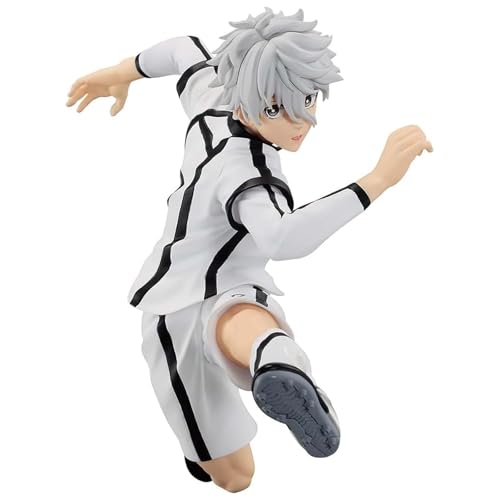 Epitome Blue Lock Anime Figur Seishiro Nagi/Reo Mikage Actionfiguren Kicking Position Anime Action Figur PVC Modell Statue Desktop Dekoration Sammlung Geschenke für Fans (Stil 1) von Epitome