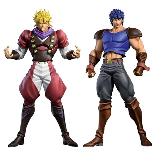 Epitome Dio Brando Figur Jonathan Joestar Actionfigur Cartoon Charaktere Statue PVC Modell Sammlerstücke Ornamente Desktop-Dekorationen Geschenke für Fans (Jonathan Joestar + Dio Brando) von Epitome