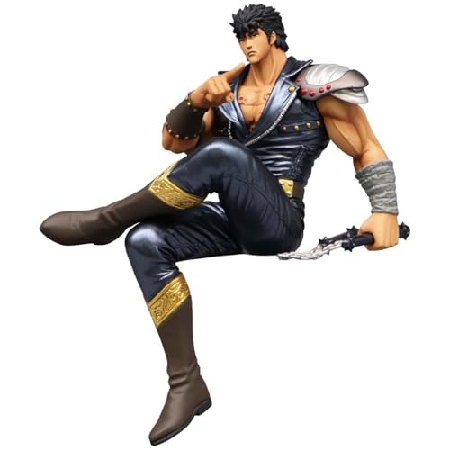 Epitome Kenshiro Anime-Actionfigur, Anime-Kampfhaltung, Figur, Modell, Sitzposition, muskulöser Mann, PVC-Modell, Statue, Sammlerstücke, Ornamente, Schreibtischdekorationen, Geschenke von Epitome