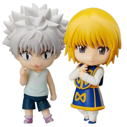 Epitome Kurapika Anime Figur Kurapika/Killua Zoldyck/GON FREECSS Actionfiguren Q Version austauschbares Gesicht und Zubehör PVC Statue Desktop Dekoration Sammlung Geschenke für Fans (Killua + Kurapika Epitome Kurapika Anime Figur Kurapika/Killua Zoldyck/GON FREECSS Actionfiguren Q Version austauschbares Gesicht und Zubehör PVC Statue Desktop Dekoration Sammlung Geschenke für Fans (Killua + Kurapika von Epitome