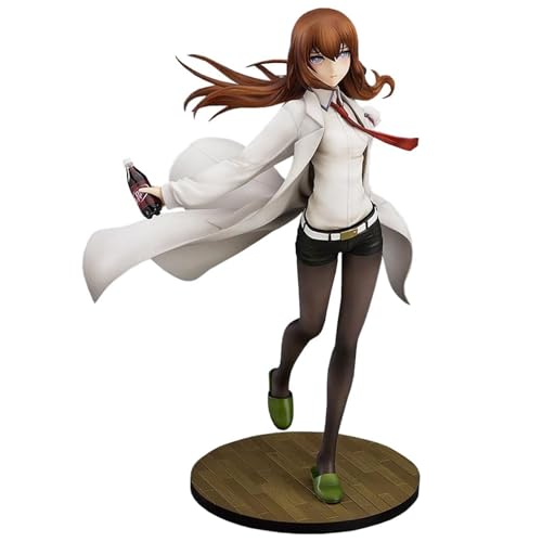 Epitome Makise Kurisu Figur Steins Gate Anime Figur Spiel Charakter Statue Makise Kurisu Actionfigur 21 cm PVC Modell Ornamente Desktop Collection Geschenke für Fans (Stil 2) von Epitome
