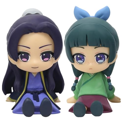 Epitome Maomao/Jinshi Figur The Apothecary Diaries Anime Figur Sitzhaltung Niedliche Statue PVC Modell Desktop Dekoration Sammlung Geschenke für Fans (Jinshi+Maomao) von Epitome
