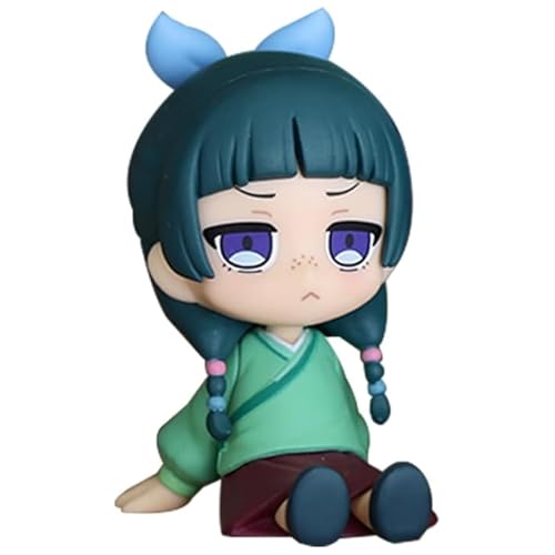 Epitome Maomao Actionfigur The Apothecary Diaries Anime Fgure Maomao/Jinshi 6 cm PVC sitzende Pose PVC-Modell Bücherregal Dekoration Sammlerstücke Geschenk für Fans (Stil 4) von Epitome