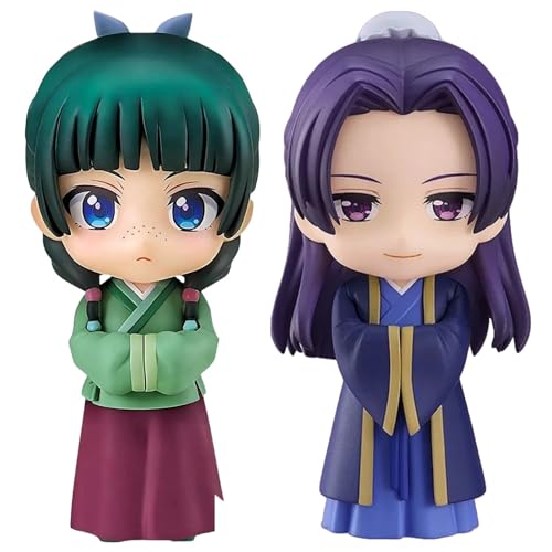 Epitome Maomao Figur The Apothecary Diaries Anime Figur Maomao/Jinshi Austauschbares Zubehör Modell Cartoon Charakter Statue Ornamente Desktop Collection Geschenke für Fans (Maomao + Jinshi) von Epitome