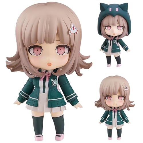 Epitome Nanami Chiaki Figur Q Version, Ersatzgesicht, Actionfigur, Anime-Spielfigur, PVC-Modell, 10 cm, Statue, Desktop-Dekoration, Sammlung, Geschenke für Fans (Nanami Chiaki) von Epitome