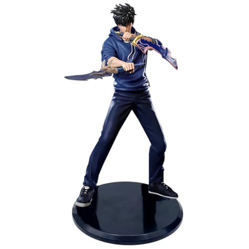 Epitome Sung Jin Woo Figur, Kampfhaltungsmodelle, 13 cm/18 cm, PVC-Statue, Sung Jin Woo, Actionfigur, Anime-Figur, Ornamente, Desktop-Kollektion, Geschenke für Fans (Stil 3) von Epitome
