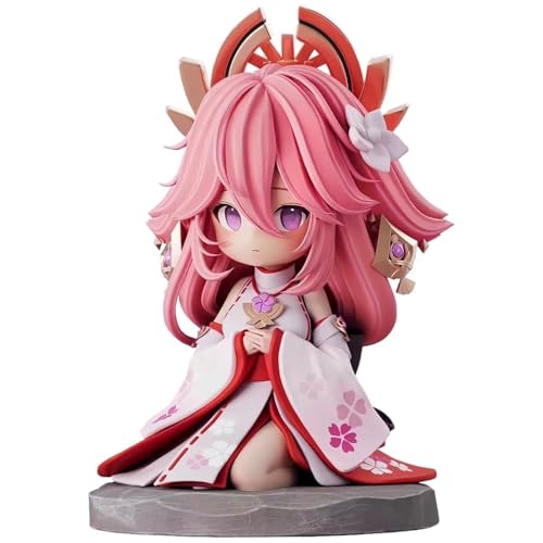 Epitome Yae Miko-Figur, Anime-Spiel-Mädchen-Action-Figuren, 13 cm, Anime-Yae-Miko-Figur, PVC-Modell, Statue, Ornamente, Desktop-Kollektion, Geschenke für Fans Epitome Yae Miko-Figur, Anime-Spiel-Mädchen-Action-Figuren, 13 cm, Anime-Yae-Miko-Figur, PVC-Modell, Statue, Ornamente, Desktop-Kollektion, Geschenke für Fans von Epitome