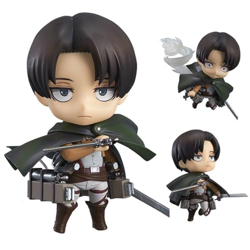 Eren Jaeger Levi Figur Anime Levi Action Figure Q Edition Changeable Accessories Statue Anime Cartoon Characters PVC Model Desktop Decoration Collectibles Ornaments for Gift Eren Jaeger Levi Figur Anime Levi Action Figure Q Edition Changeable Accessories Statue Anime Cartoon Characters PVC Model Desktop Decoration Collectibles Ornaments for Gift von Epitome