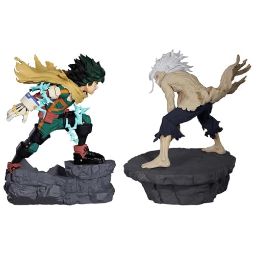 MHA Figur Midoriya Izuku/Shigaraki Tomura Figuren Anime Manga Charakter Battle Edition Statue Stehposition PVC Modell Ornamente Desktop Collection Geschenke für Fans (Midoriya Izuku+Shigaraki Tomura) MHA Figur Midoriya Izuku/Shigaraki Tomura Figuren Anime Manga Charakter Battle Edition Statue Stehposition PVC Modell Ornamente Desktop Collection Geschenke für Fans (Midoriya Izuku+Shigaraki Tomura) von Epitome