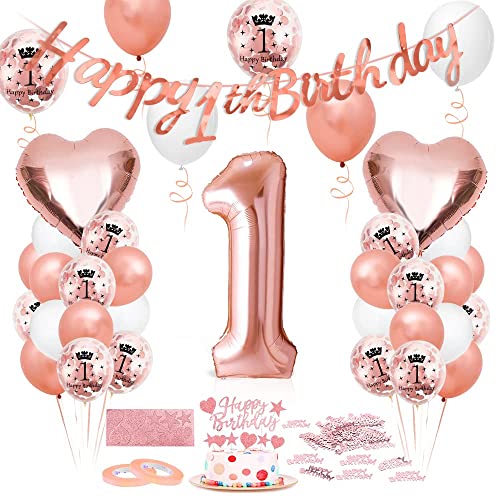 Luftballon 1. Geburtstag Roségold, Geburtstagsdeko 1 Jahr, Ballon 1. Geburtstag, Riesen Folienballon Zahl 1, Happy Birthday Folienballon 1, Ballon 1 Deko zum Geburtstag Frauen Luftballon 1. Geburtstag Roségold, Geburtstagsdeko 1 Jahr, Ballon 1. Geburtstag, Riesen Folienballon Zahl 1, Happy Birthday Folienballon 1, Ballon 1 Deko zum Geburtstag Frauen von Epokus