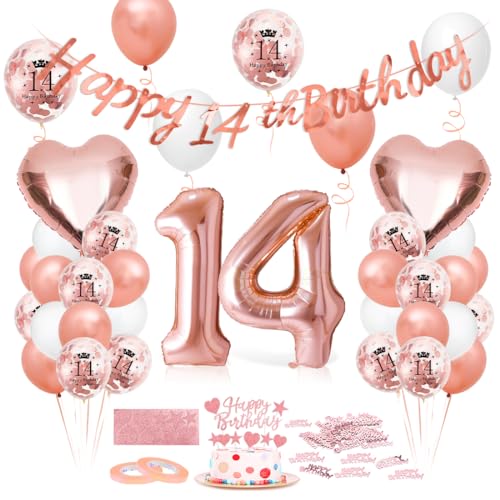 Luftballon 14. Geburtstag Roségold, Geburtstagsdeko 14 Jahr, Ballon 14. Geburtstag, Riesen Folienballon Zahl 14, Happy Birthday Folienballon 14, Ballon 14 Deko zum Geburtstag Frauen Luftballon 14. Geburtstag Roségold, Geburtstagsdeko 14 Jahr, Ballon 14. Geburtstag, Riesen Folienballon Zahl 14, Happy Birthday Folienballon 14, Ballon 14 Deko zum Geburtstag Frauen von Epokus