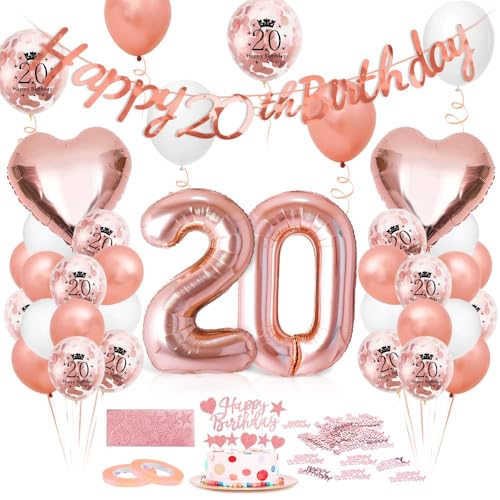Luftballon 20. Geburtstag Roségold, Geburtstagsdeko 20 Jahr, Ballon 20. Geburtstag, Riesen Folienballon Zahl 20, Happy Birthday Folienballon 20, Ballon 20 Deko zum Geburtstag Frauen Luftballon 20. Geburtstag Roségold, Geburtstagsdeko 20 Jahr, Ballon 20. Geburtstag, Riesen Folienballon Zahl 20, Happy Birthday Folienballon 20, Ballon 20 Deko zum Geburtstag Frauen von Epokus