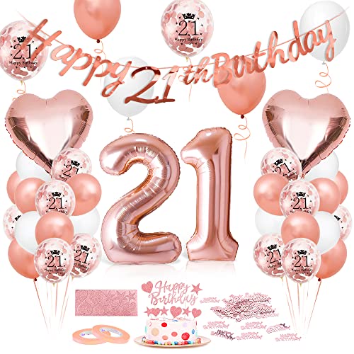 Luftballon 21. Geburtstag Roségold, Geburtstagsdeko 21 Jahr, Ballon 21. Geburtstag, Riesen Folienballon Zahl 21, Happy Birthday Folienballon 21, Ballon 21 Deko zum Geburtstag Frauen Luftballon 21. Geburtstag Roségold, Geburtstagsdeko 21 Jahr, Ballon 21. Geburtstag, Riesen Folienballon Zahl 21, Happy Birthday Folienballon 21, Ballon 21 Deko zum Geburtstag Frauen von Epokus