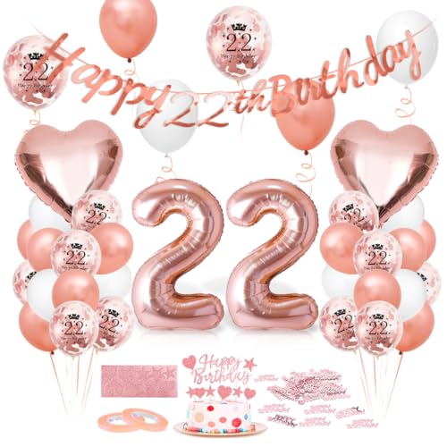 Luftballon 22. Geburtstag Roségold, Geburtstagsdeko 22 Jahr, Ballon 22. Geburtstag, Riesen Folienballon Zahl 22, Happy Birthday Folienballon 22, Ballon 22 Deko zum Geburtstag Frauen Luftballon 22. Geburtstag Roségold, Geburtstagsdeko 22 Jahr, Ballon 22. Geburtstag, Riesen Folienballon Zahl 22, Happy Birthday Folienballon 22, Ballon 22 Deko zum Geburtstag Frauen von Epokus