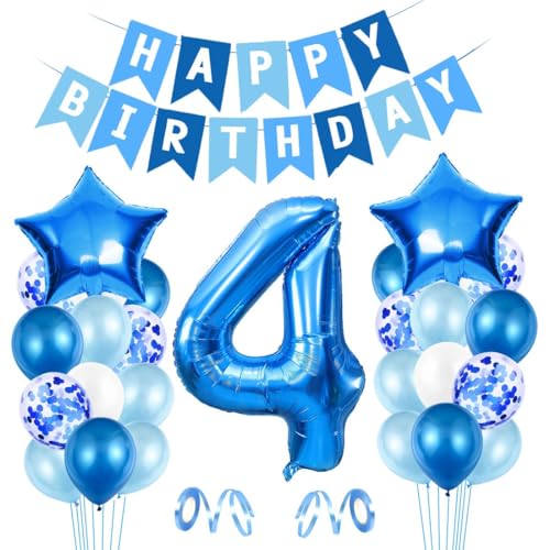 Luftballon 4. Geburtstag Blau, Ballon 4 Deko zum Geburtstag, Happy Birthday Folienballon, Riesen Folienballon Zahl 4, Ballon 4 Deko zum Geburtstag, Geburtstagsdeko Jungen 4 Jahr Luftballon 4. Geburtstag Blau, Ballon 4 Deko zum Geburtstag, Happy Birthday Folienballon, Riesen Folienballon Zahl 4, Ballon 4 Deko zum Geburtstag, Geburtstagsdeko Jungen 4 Jahr von Epokus