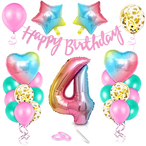 Luftballon 4. Geburtstag Rosa, Geburtstagsdeko 4 Jahr, Ballon 4. Geburtstag, Riesen Folienballon Zahl 4, Happy Birthday Folienballon 4, Ballon 4 Deko zum Geburtstag Mädchen Luftballon 4. Geburtstag Rosa, Geburtstagsdeko 4 Jahr, Ballon 4. Geburtstag, Riesen Folienballon Zahl 4, Happy Birthday Folienballon 4, Ballon 4 Deko zum Geburtstag Mädchen von Epokus