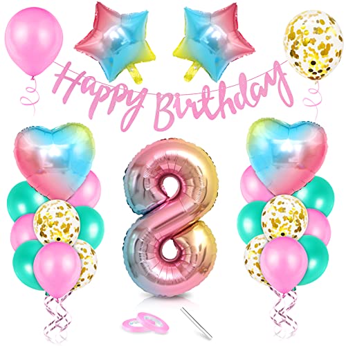 Luftballon 8. Geburtstag Rosa, Geburtstagsdeko 8 Jahr, Ballon 8. Geburtstag, Riesen Folienballon Zahl 8, Happy Birthday Folienballon 8, Ballon 8 Deko zum Geburtstag Mädchen Luftballon 8. Geburtstag Rosa, Geburtstagsdeko 8 Jahr, Ballon 8. Geburtstag, Riesen Folienballon Zahl 8, Happy Birthday Folienballon 8, Ballon 8 Deko zum Geburtstag Mädchen von Epokus