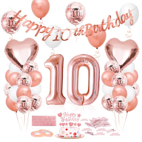 Luftballon 10. Geburtstag Roségold, Geburtstagsdeko 10 Jahr, Ballon 10. Geburtstag, Riesen Folienballon Zahl 10, Happy Birthday Folienballon 10, Ballon 10 Deko zum Geburtstag Frauen Luftballon 10. Geburtstag Roségold, Geburtstagsdeko 10 Jahr, Ballon 10. Geburtstag, Riesen Folienballon Zahl 10, Happy Birthday Folienballon 10, Ballon 10 Deko zum Geburtstag Frauen von Epokus