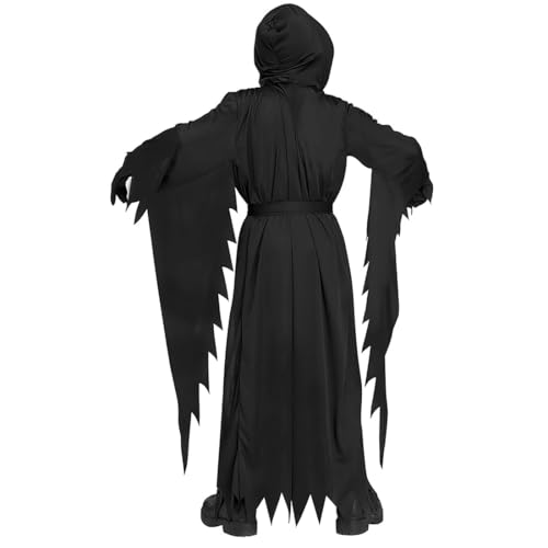 Schauriges Screaming Ghost Kostüm, Gruseliges Geistergesicht Scream Kostüm, Scary Erwachsene Halloween Kostüm mit Scream Mask Spielzeugmesser, Geist Kostüm für Halloween Karneval Faschings Cosplay Schauriges Screaming Ghost Kostüm, Gruseliges Geistergesicht Scream Kostüm, Scary Erwachsene Halloween Kostüm mit Scream Mask Spielzeugmesser, Geist Kostüm für Halloween Karneval Faschings Cosplay von Epokus