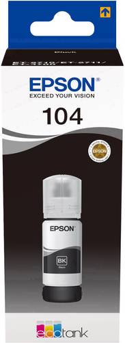 Epson C13T00P140 EcoTank 104 Nachfülltinte Schwarz 65ml von Epson