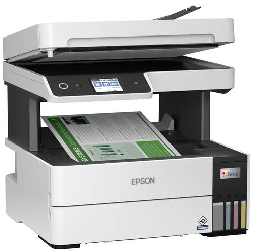 Epson EcoTank ET-5150 Tintenstrahl-Multifunktionsdrucker A4, A4, A6 Drucker, Scanner, Kopierer WLAN von Epson