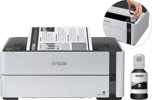 Epson EcoTank ET-M1170 Schwarzweiß Tintenstrahl Drucker A4 LAN, WLAN, Duplex, Tintentank-System von Epson